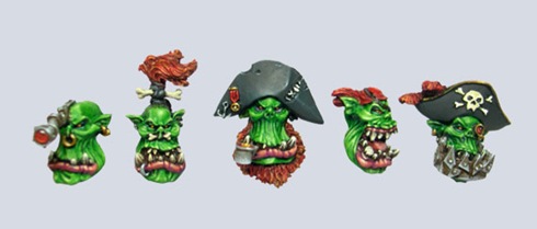 Pirate Orc Heads - Click Image to Close